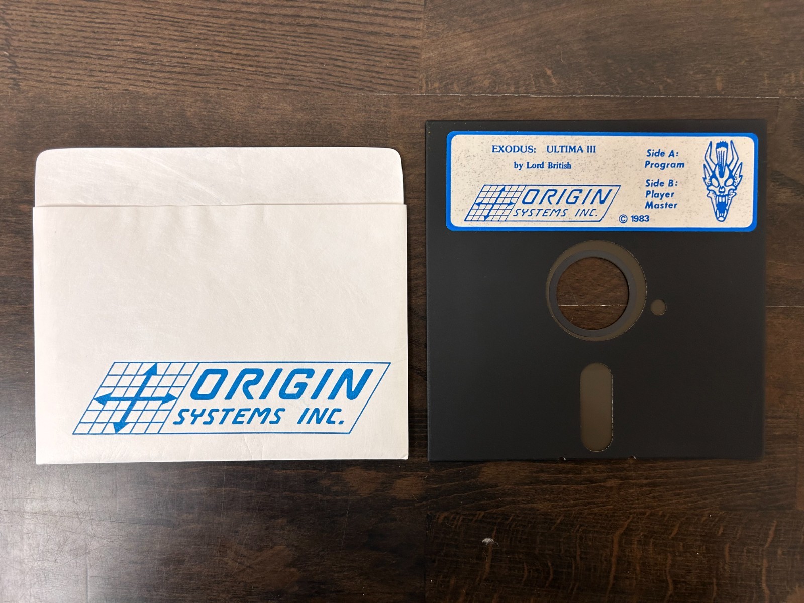 Origin Systems – Ultima III: Exodus Atari 400/800 48K Disk – COMPLETE! VG+/EX!