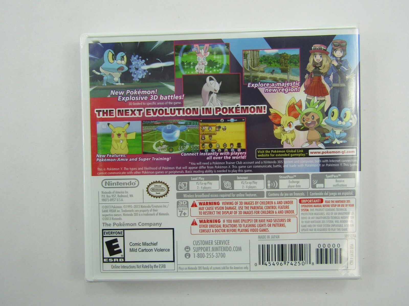 Pokemon Y Nintendo 3DS Video Game The Pokemon Company New Sealed