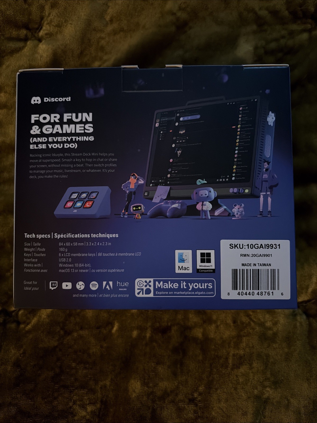 Elgato Stream Deck Mini Discord Edition – New In Box