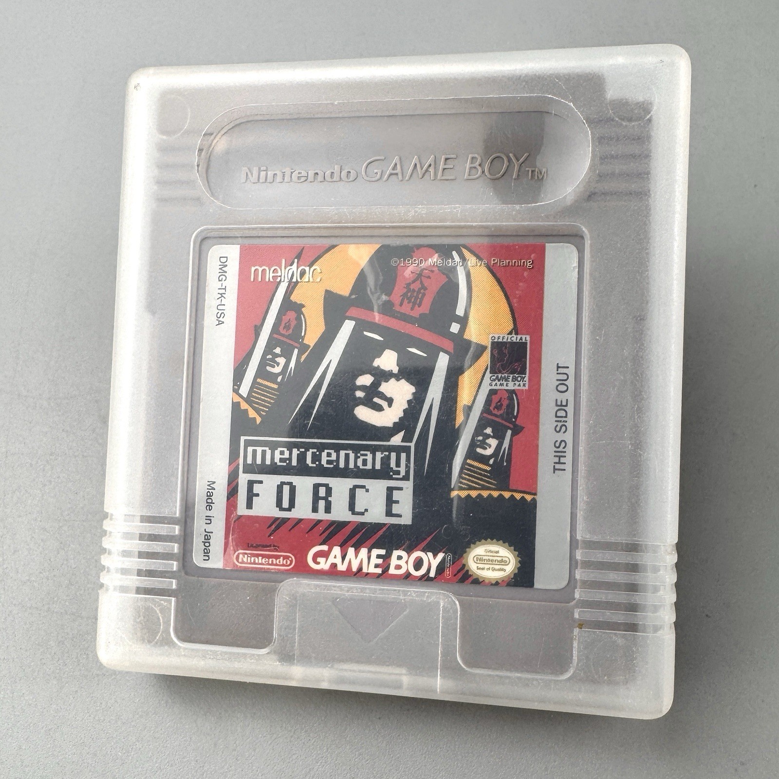 Mercenary Force (Nintendo Game Boy, 1990) Authentic, Cleaned Pins, Tested