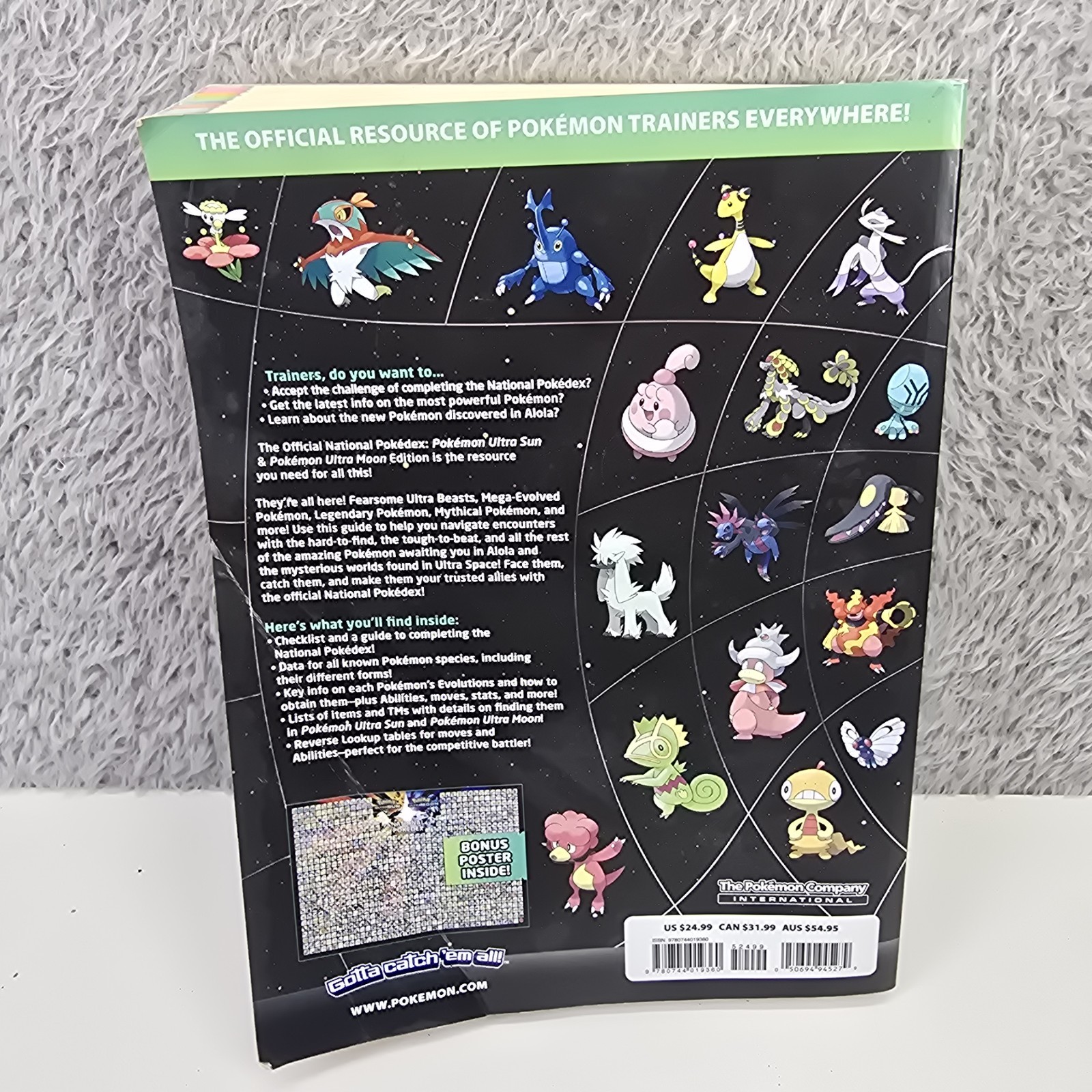 Pokémon Ultra Sun & Pokémon Ultra Moon Edition: The Official National Pokédex