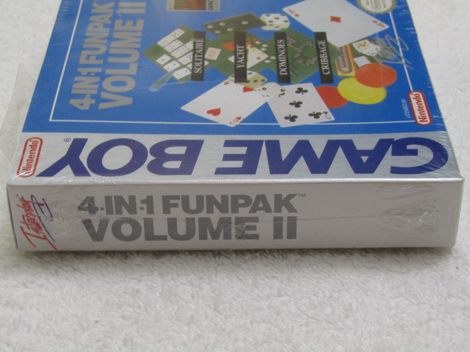 4-In-1 Funpak Volume II 2 for Nintendo Game Boy Gameboy – Factory Sealed!
