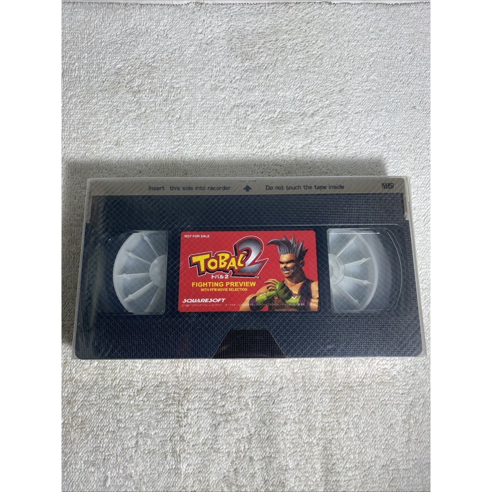 NEW SEALED TOBAL 2 FIGHTING PREVIEW Video Game Promo VHS Square Soft Japan Imp