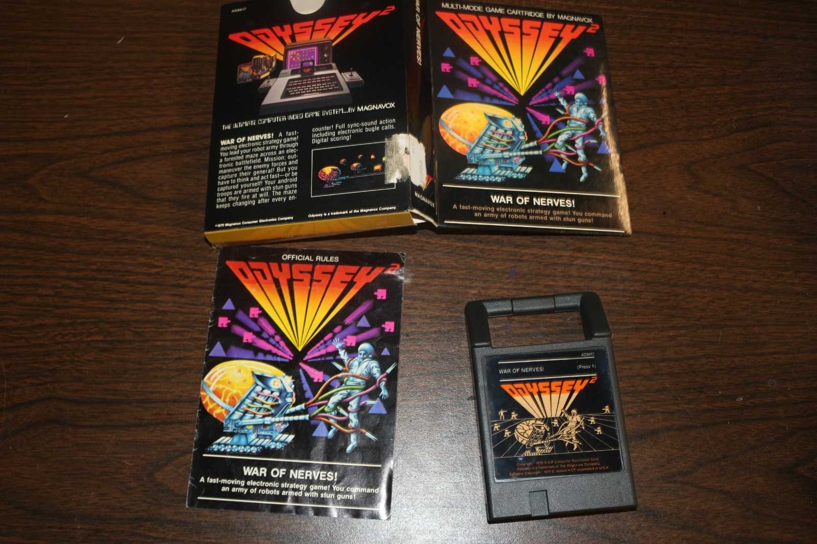 Magnavox Odyssey 2 War Of Nerves! Complete In Box CIB