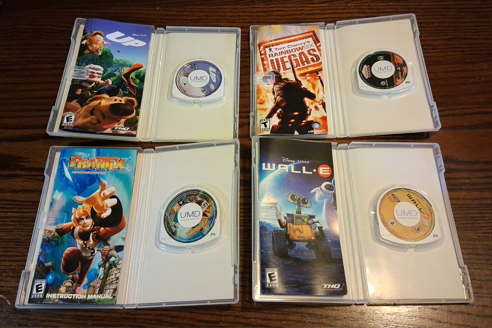 PSP UMD Game/Movie/Music Lot+ Extras RPG Racing Puzzle Arcade See Pics/Descript