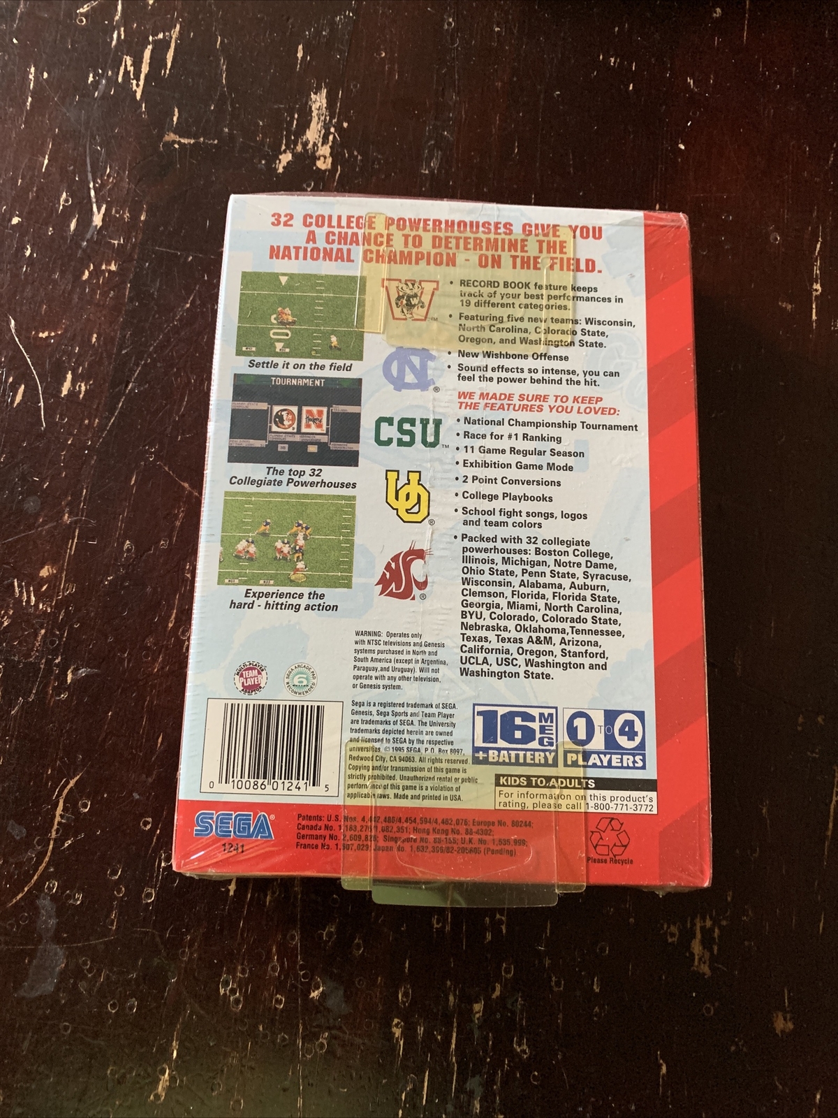 Sega Genesis College Football’s National Championship II New