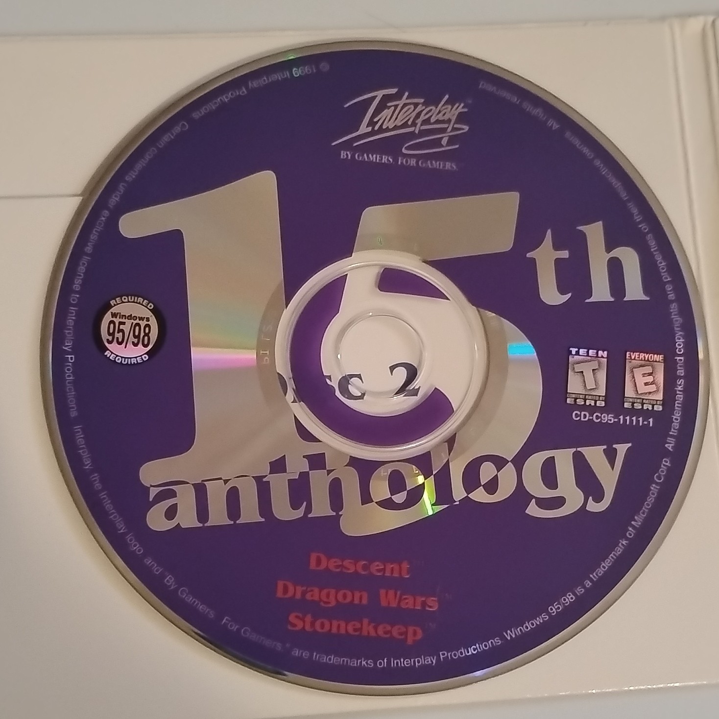 Interplay Productions 15th Anniversary Anthology Compilation (PC, 1999, M/T/E)
