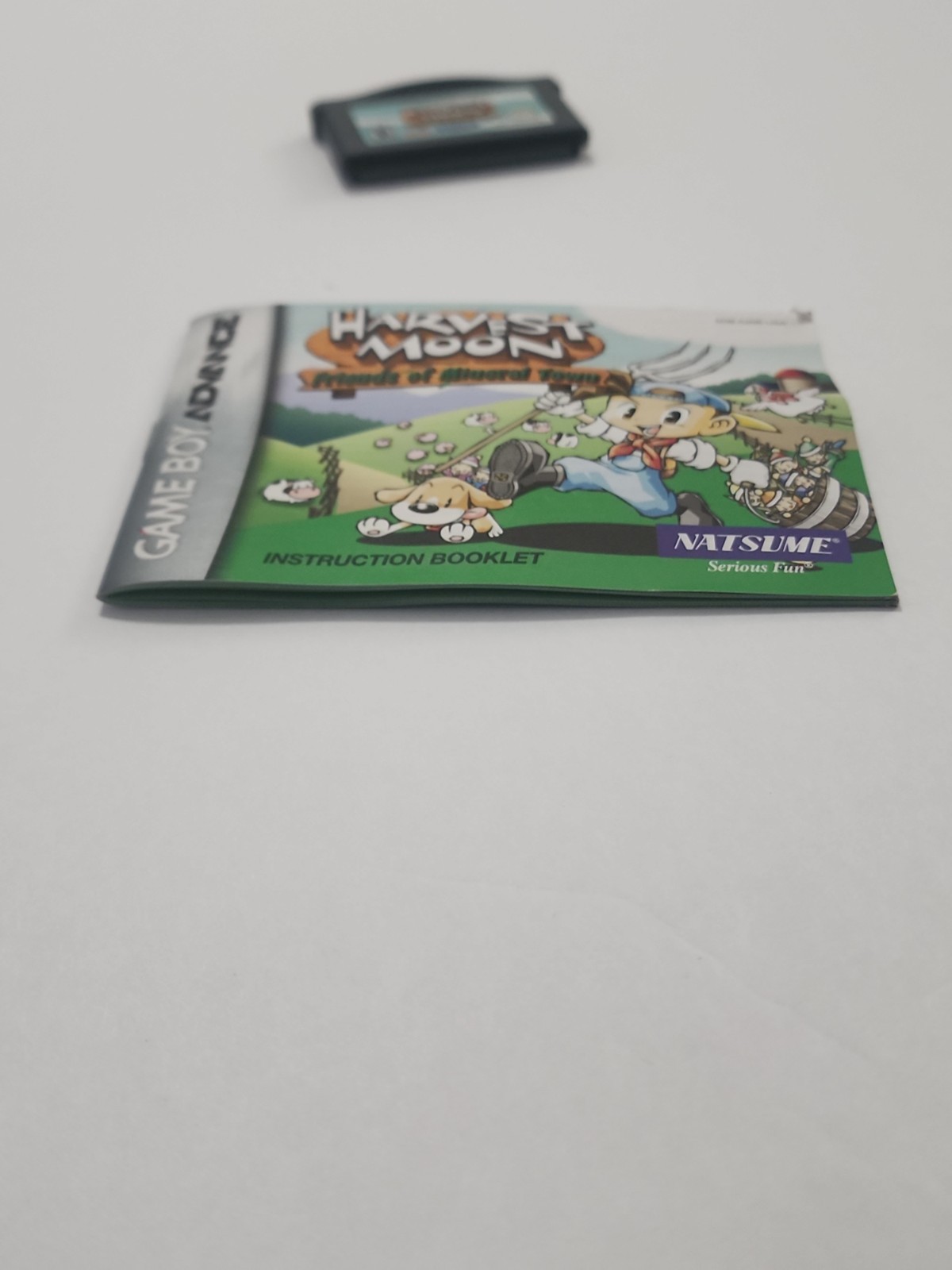 Harvest Moon: Friends of Mineral Town GBA Cartridge And Manual Tested Authentic
