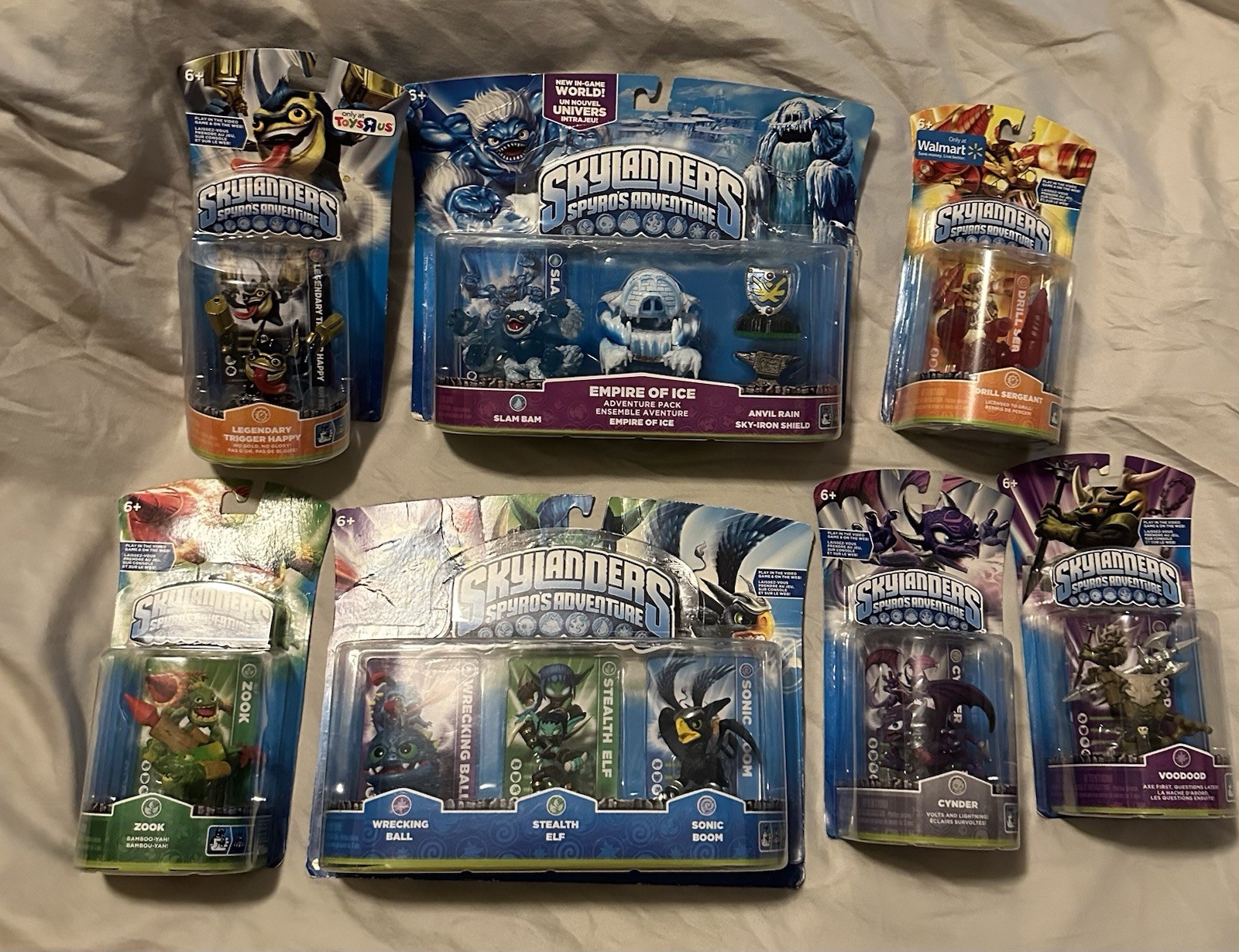 skylanders adventure Legendary Trigger Happy, Drill Sergeant Ex. Empire Of Ice 3
