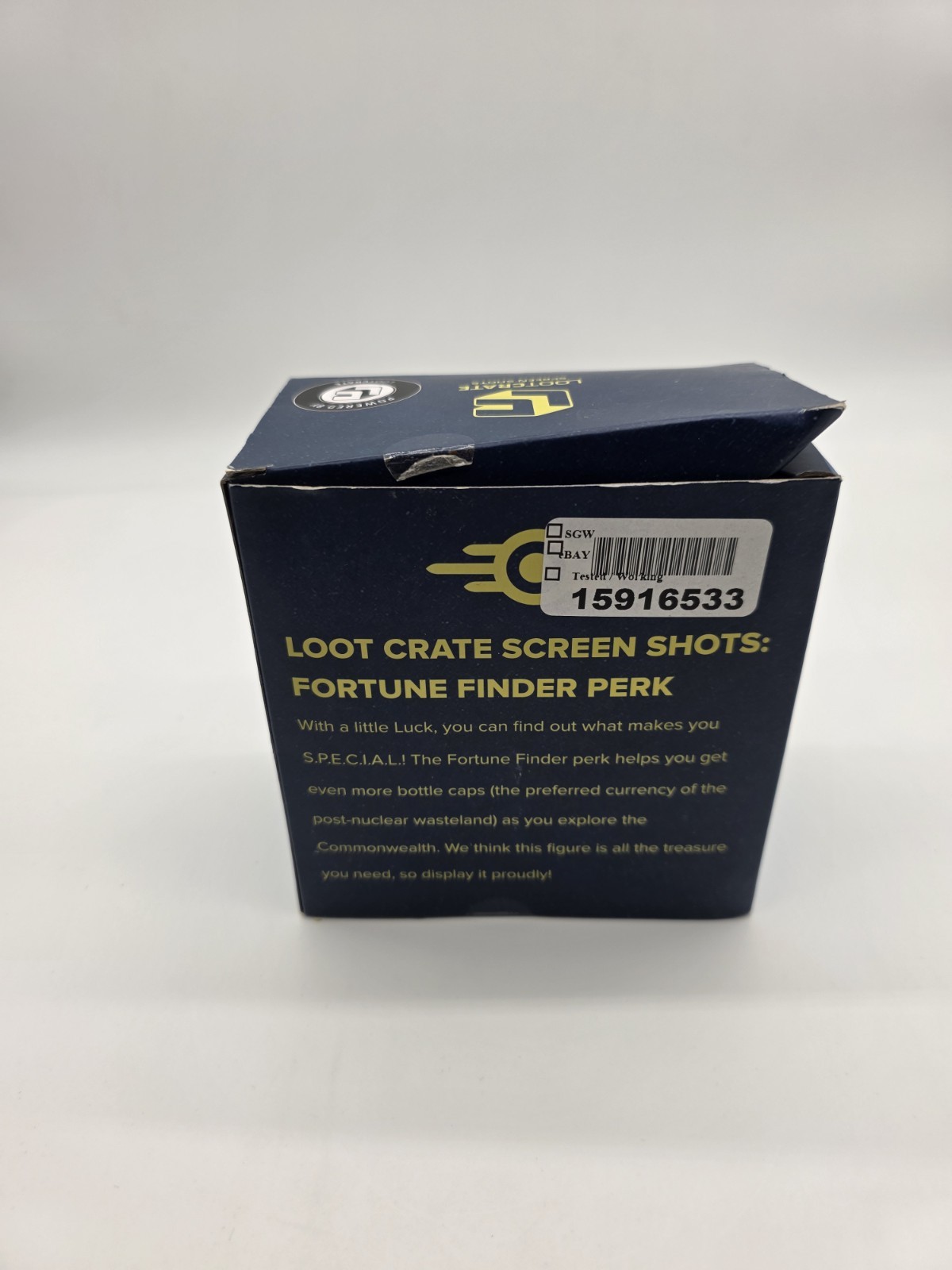 2018 Bethesda Fallout 4: Fortune Finder Perk Loot Crate Exclusive