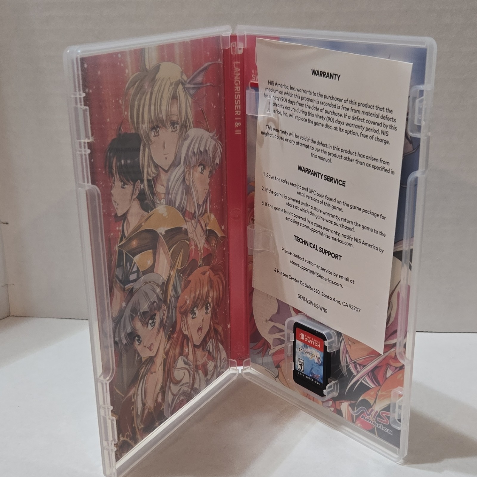 NIS America Langrisser I & II Remastered Nintendo Switch T Rated Role Playing