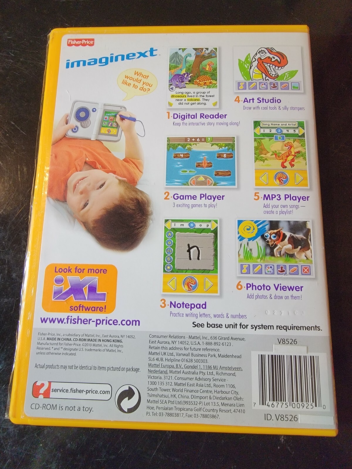 Fisher-Price iXL Learning System Software Imaginext Dinosaurs