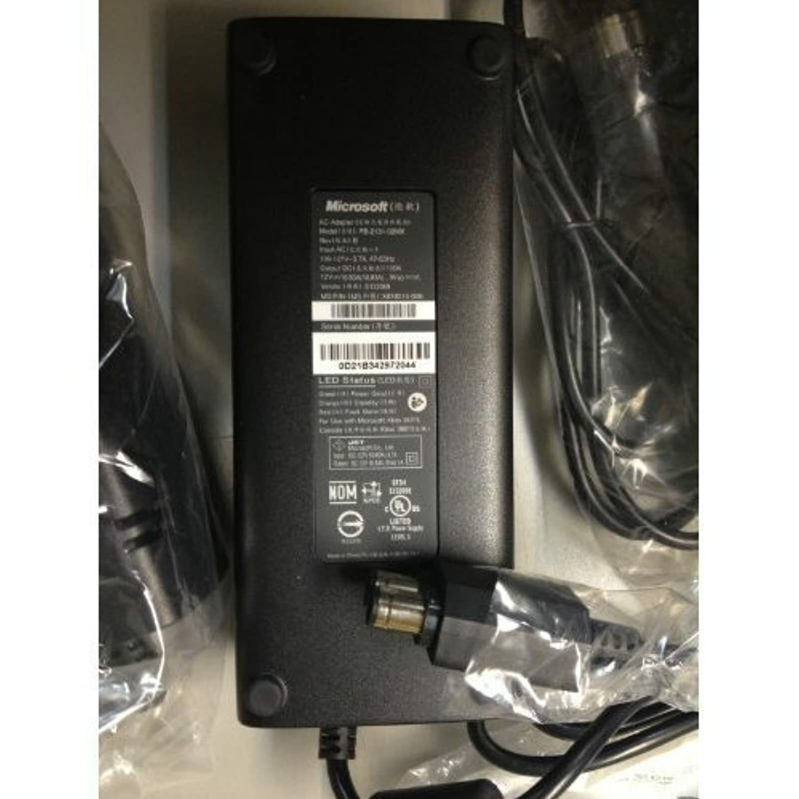 OEM Original Microsoft Xbox 360 Slim AC Adapter Power Supply 110V Very Good 4Z