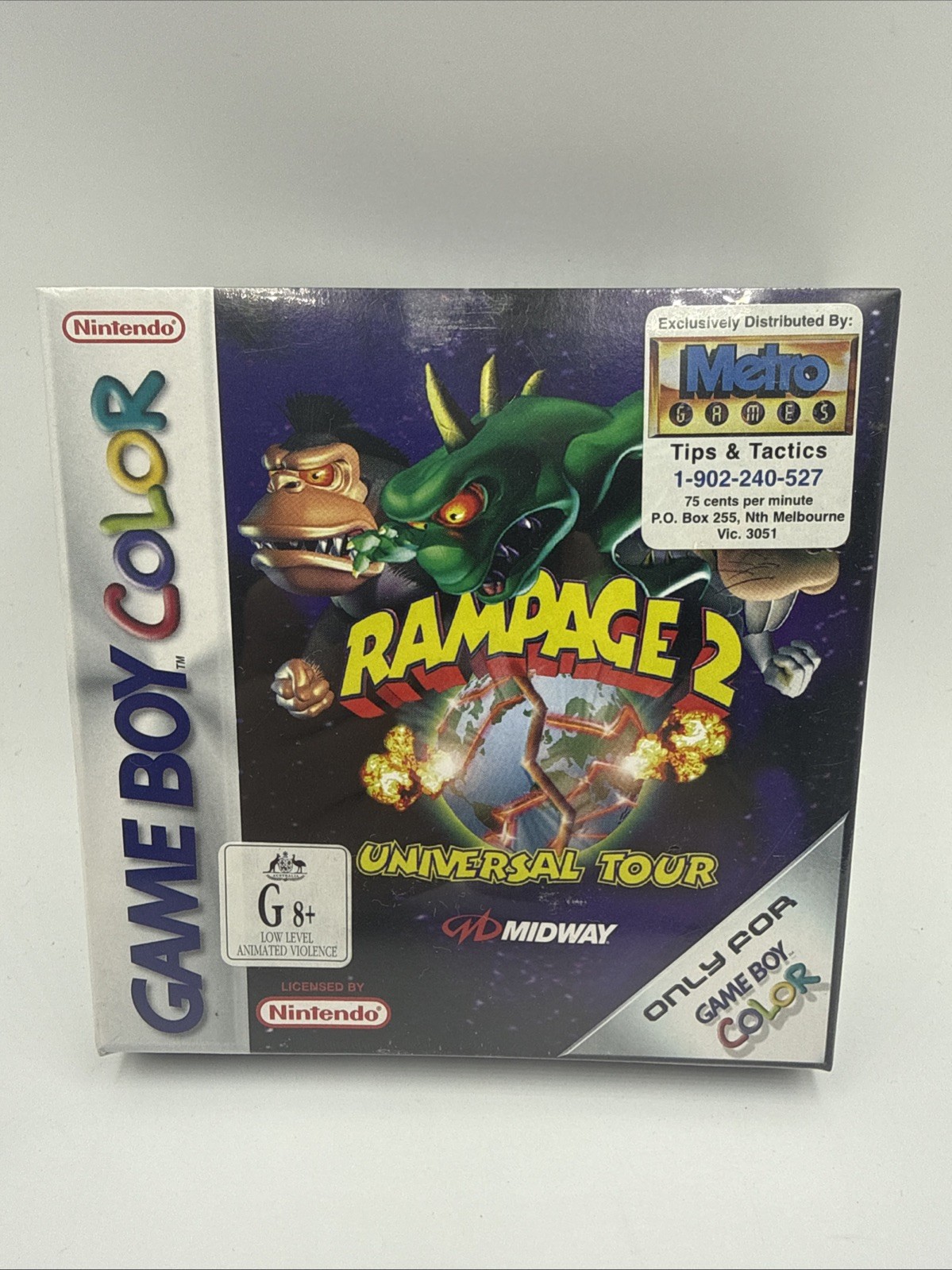 Rampage 2 Universal Tour – Nintendo Game Boy Color Boxed SEALED NEW RARE GEM
