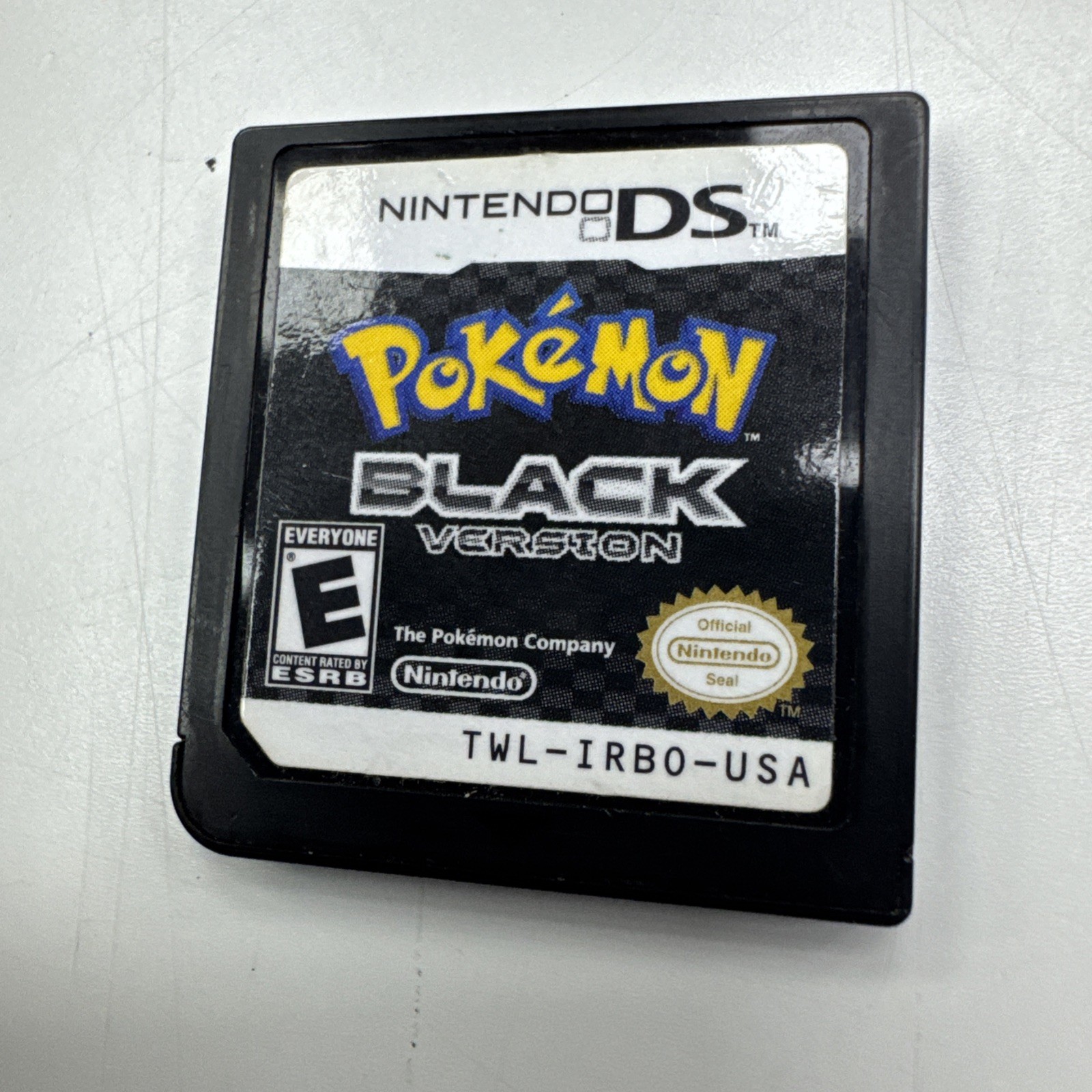 Authentic Pokemon Black Version Nintendo DS Cartridge Only Tested Working Saves
