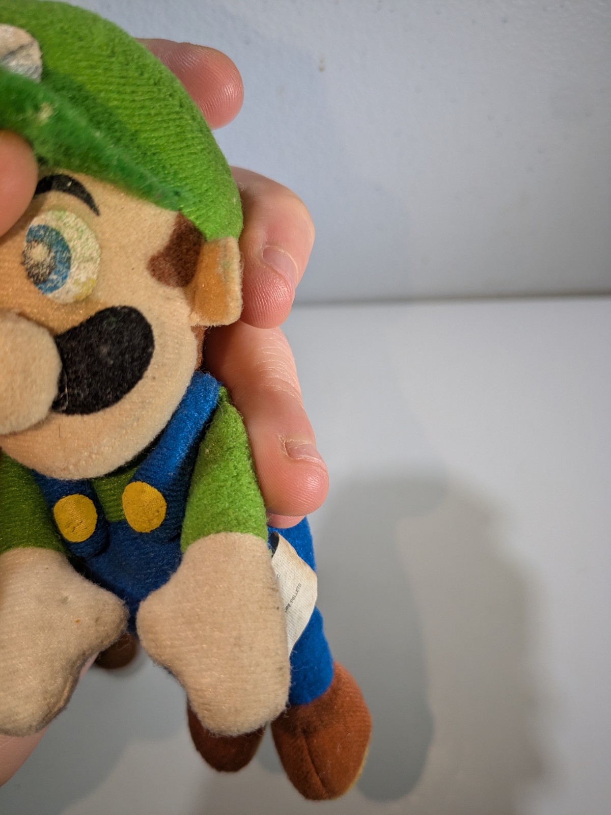 Toysite Mario Plush Keychain + Luigi BD&A Plush Both Issues Stains Dirty Wear