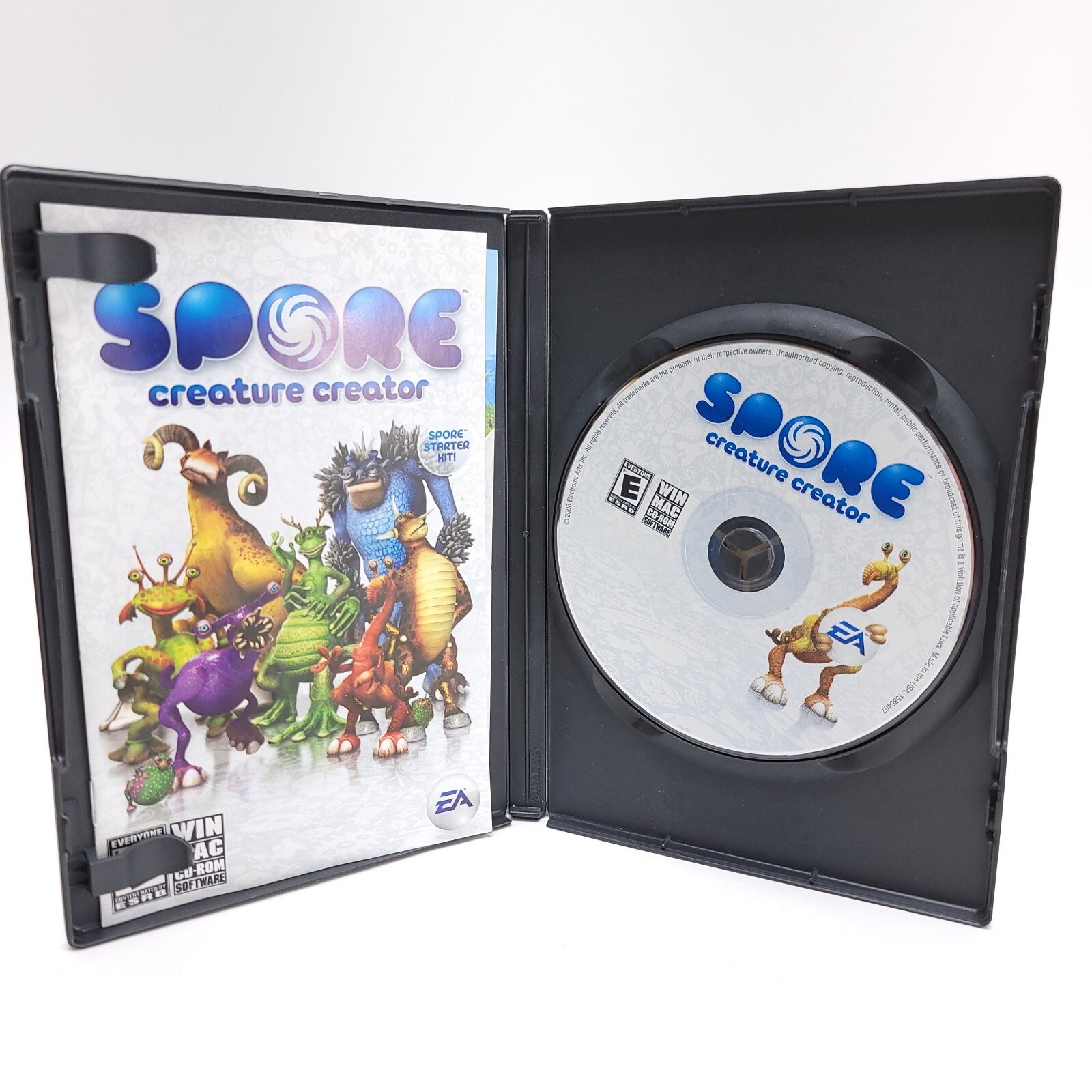 Spore Software Lot Galactic Adventures, Creature Creator, Creepy & Cure PC/Mac