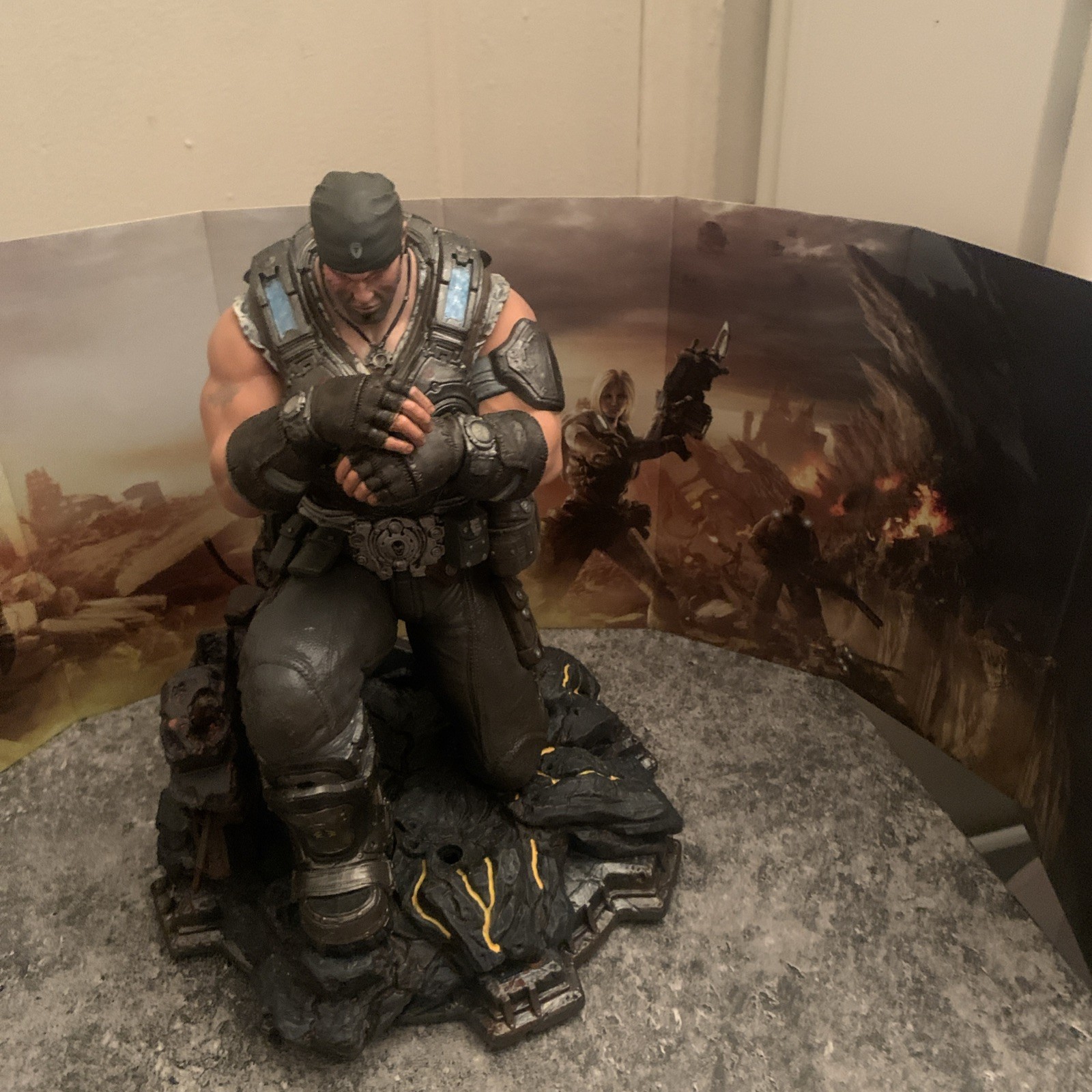 Gears of War 3 Marcus Fenix Collectors Figure Limited Edition Statue Epic Games
