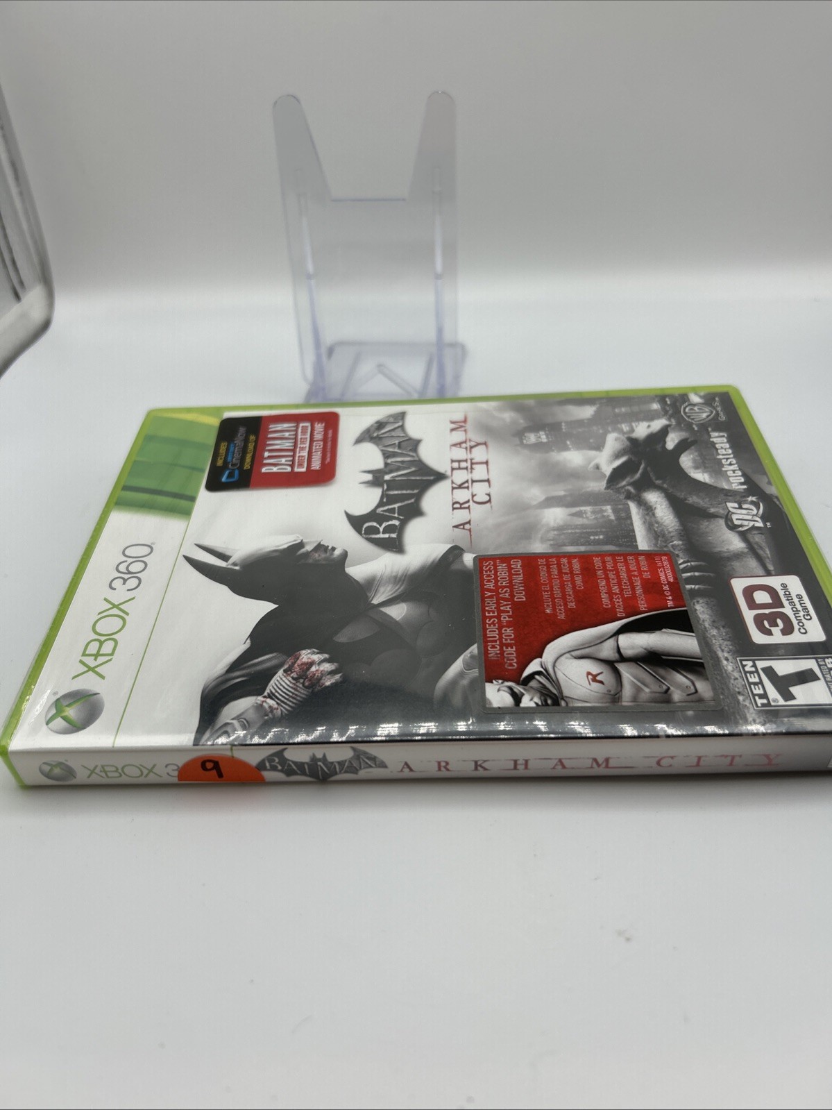 Batman: Arkham City 1st Print w/ Play as Robin Code Xbox 360 NEW SEALED