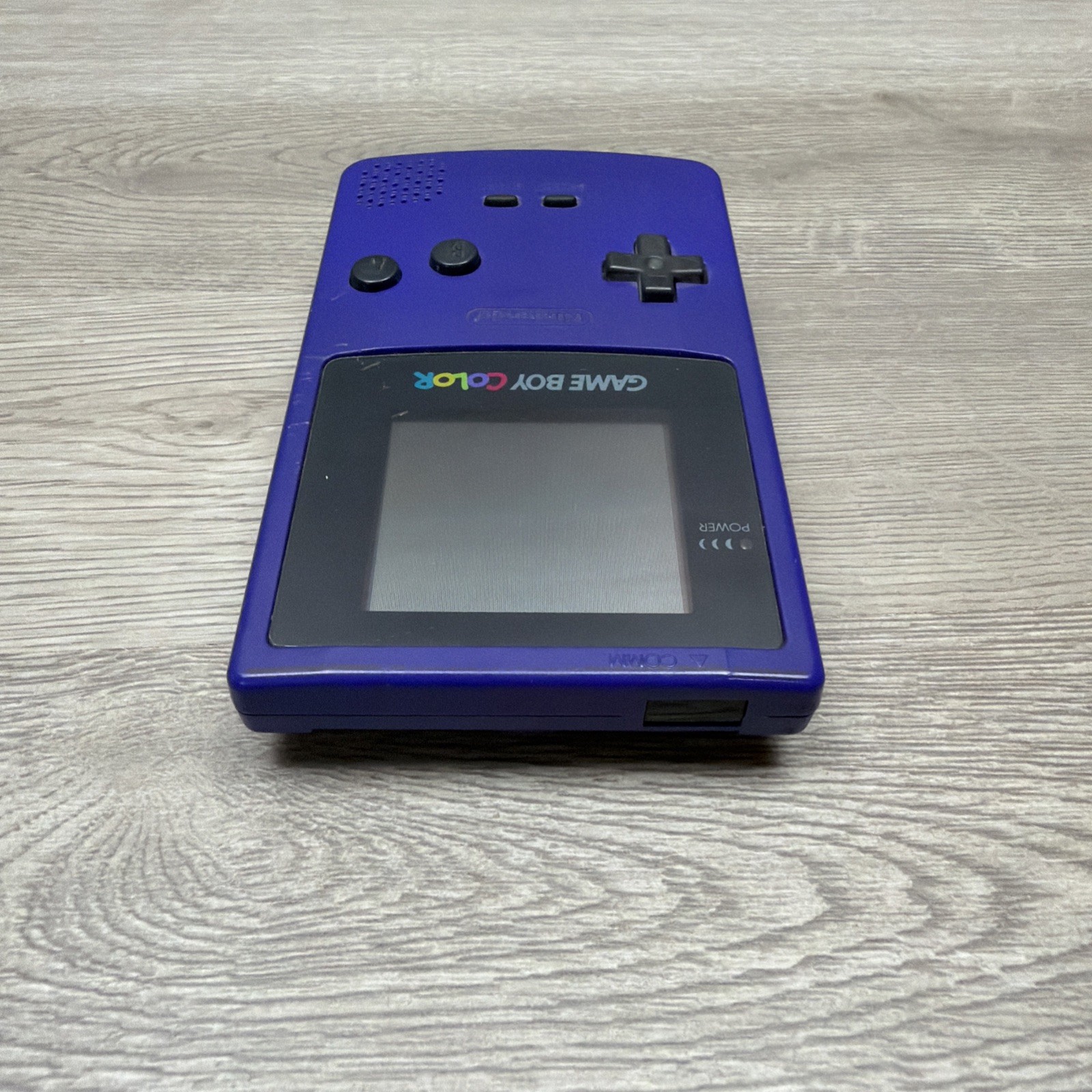 Nintendo Game Boy Blue Handheld System CGB-001 Battery Powered W/ Tetris Game