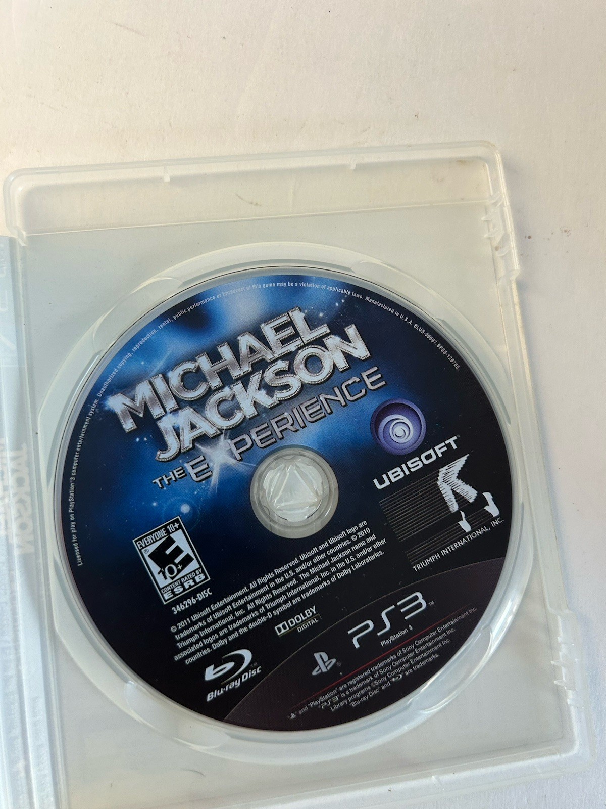 Michael Jackson The Experience Sony PlayStation 3 PS3 2011