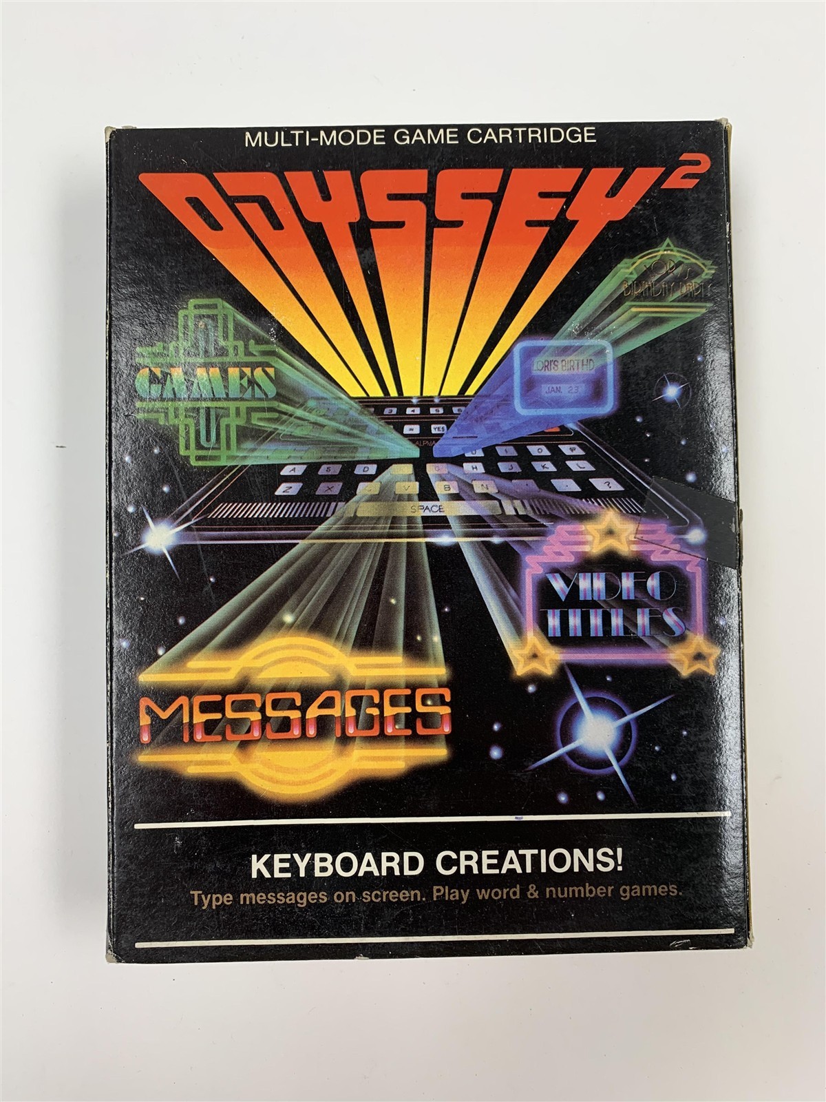Keyboard Creations Magnavox Odyssey 2 Complete in Box CIB with Manual 1981