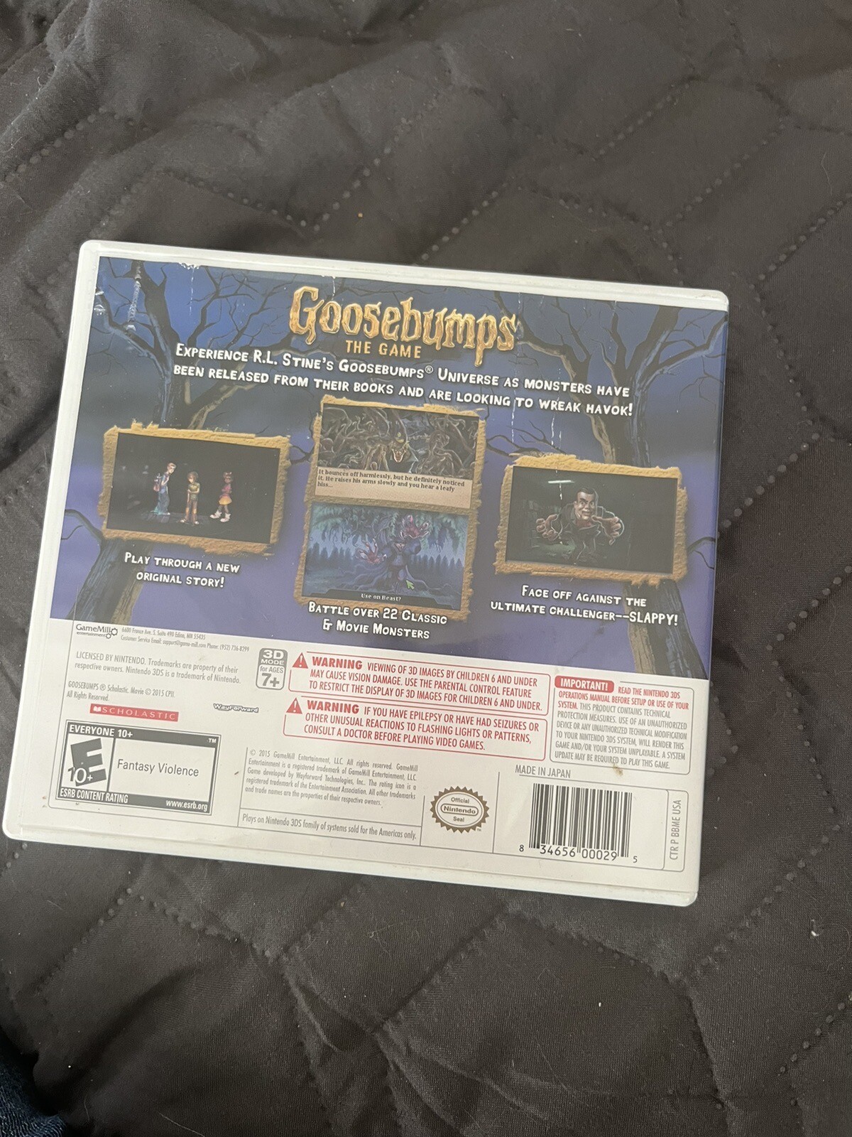 Goosebumps the Game 3DS – Nintendo 3DS