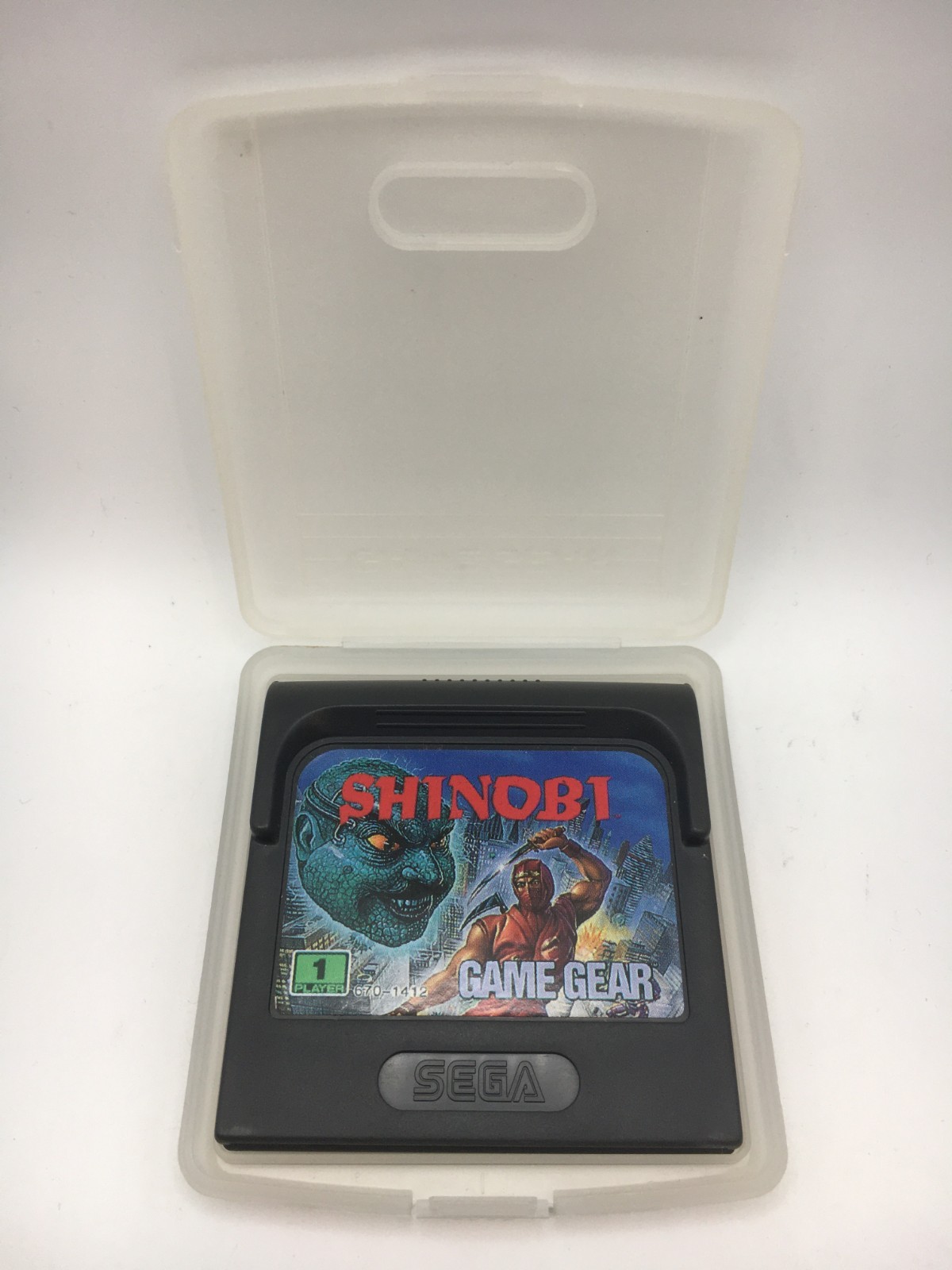 Sega Game Gear 1990 – Shinobi Cartridge w/ Case (Works)
