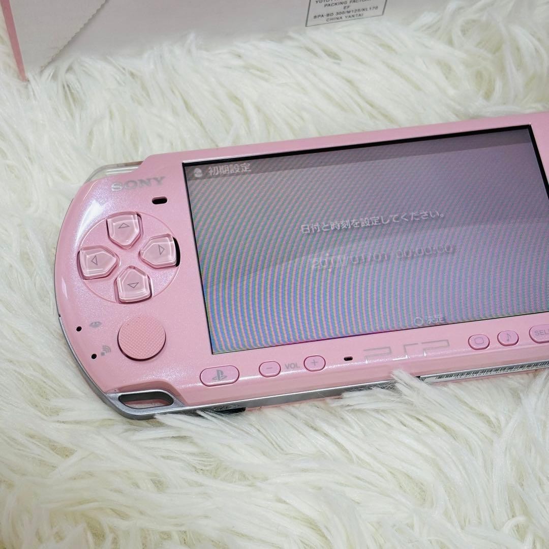 Excellent Sony PSP-3000 PSP 3000 Console Pink Region Free