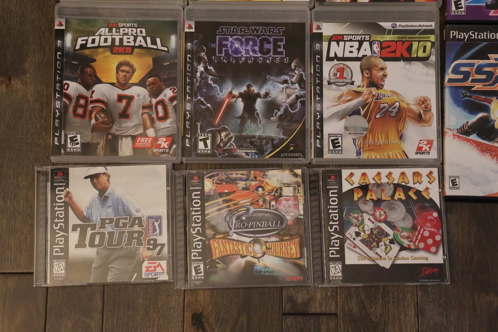 Playstation 1 2 3 Video Game Lot CIB Black Label