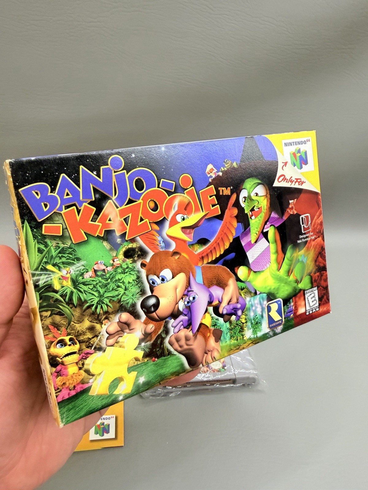 Banjo-Kazooie (Nintendo 64, 1998) N64 CIB Complete – Immaculate Condition