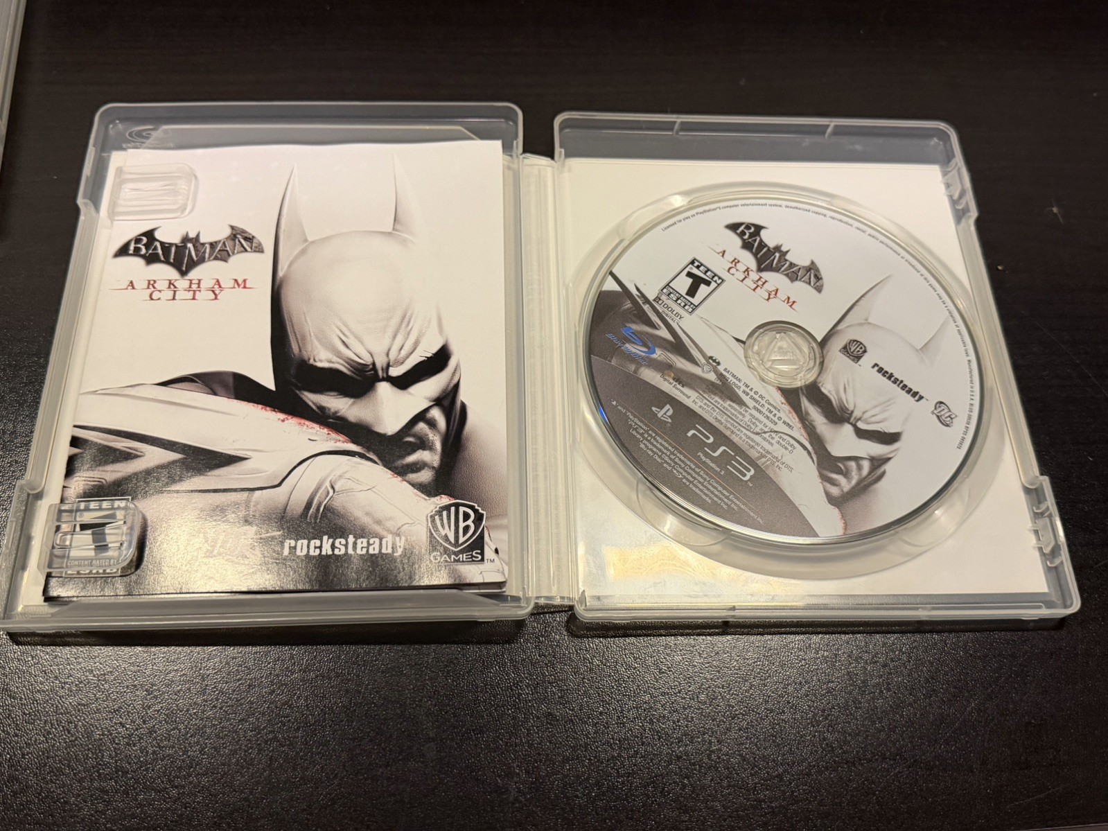 Lot of 5 PS3 Games Arkham City and Origins MLB 12 The Show NCAA Football Angels