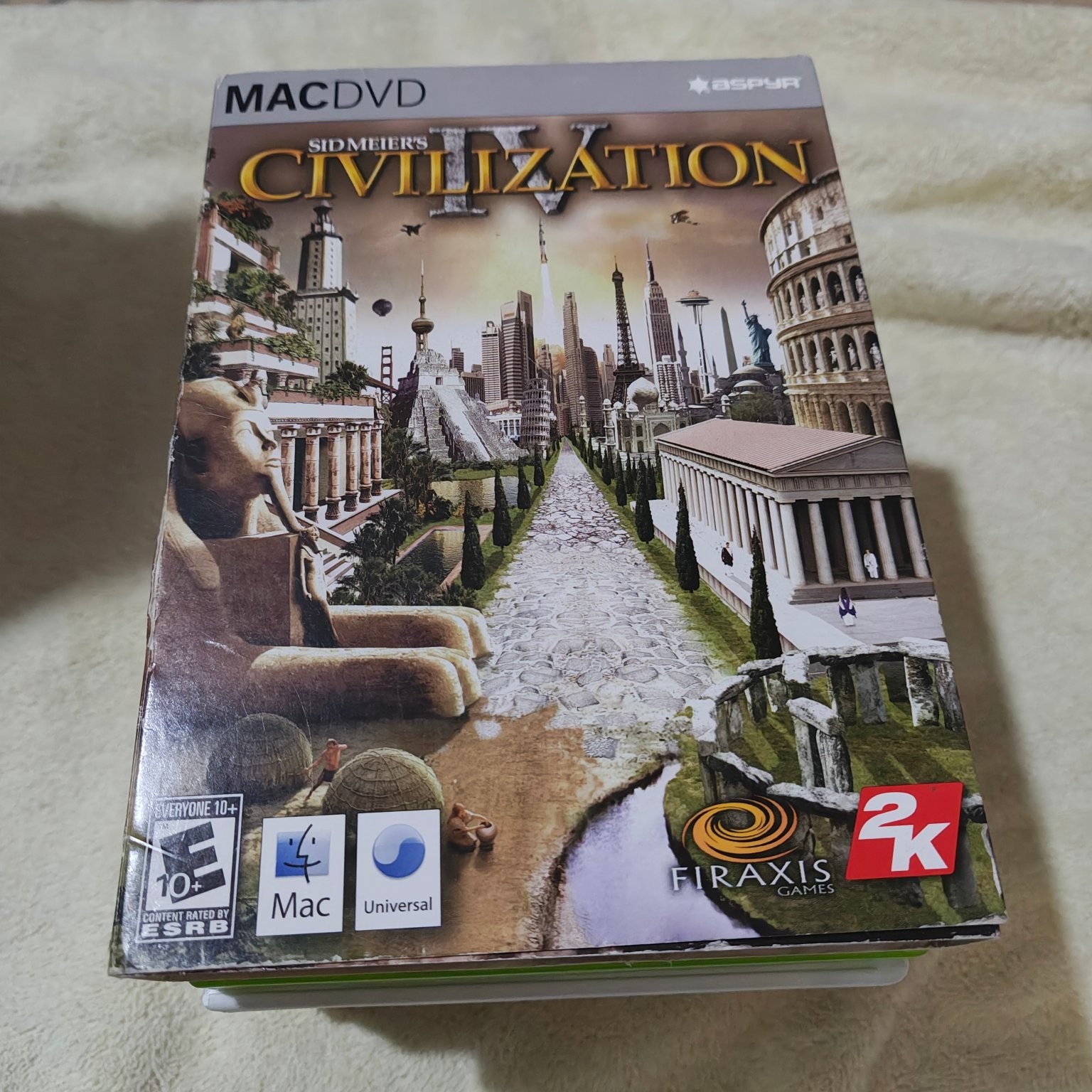 Sid Meier’s Civilization IV DVD Keep Case Mac Universal Firaxis 2K