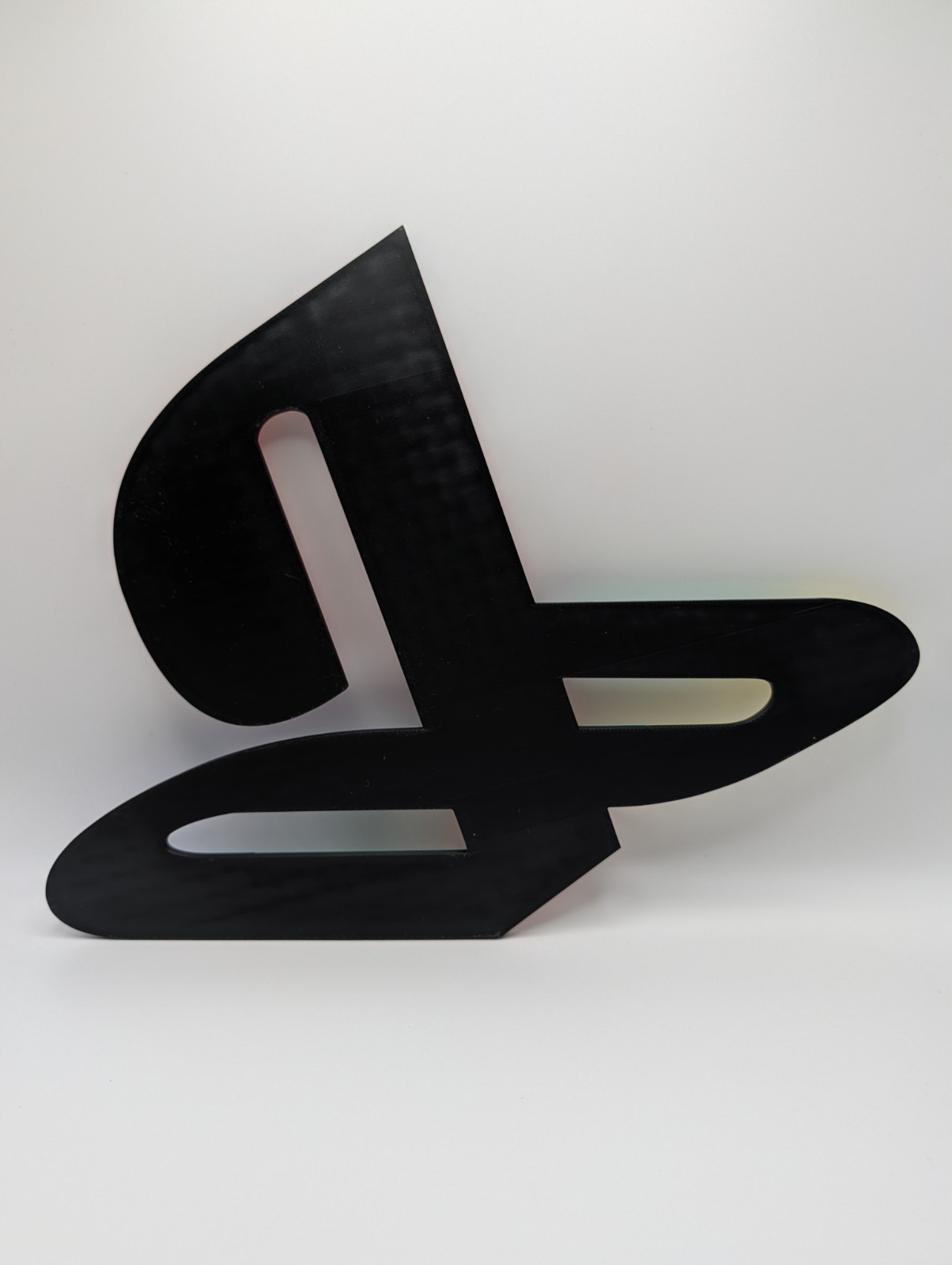 Large 3D Printed Playstation Wall Art Game Logo Display Sign For Collections