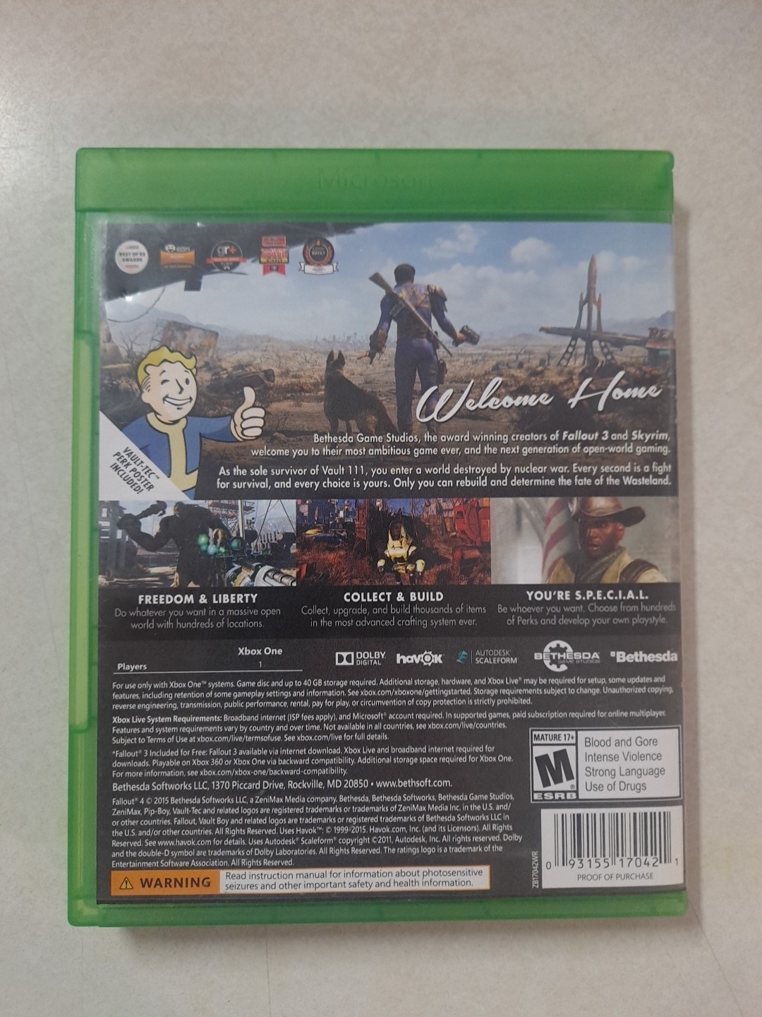Fallout 4 (Microsoft Xbox One)