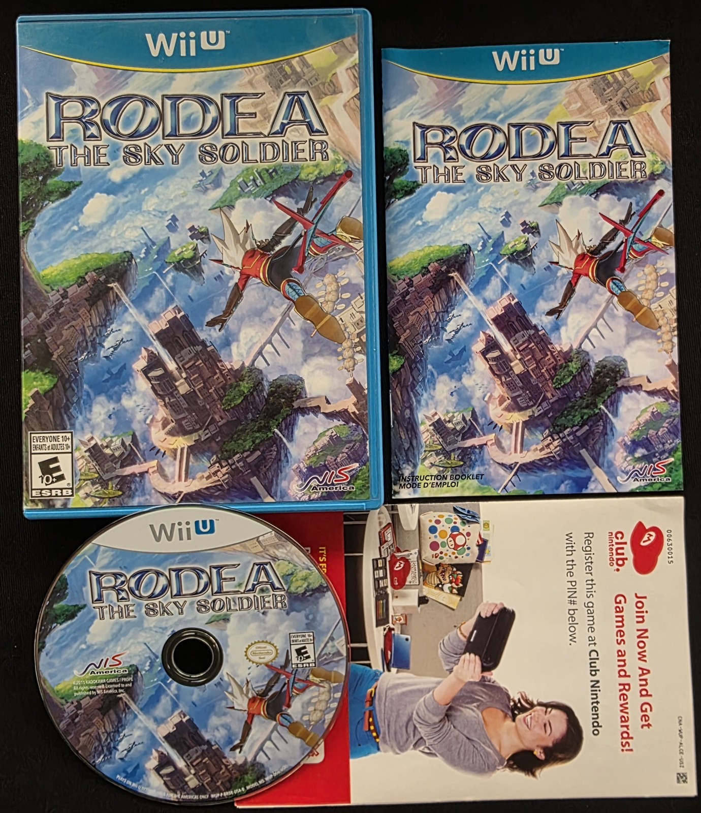 Rodea the Sky Soldier (Nintendo Wii U, 2015) Cib Complete – Tested