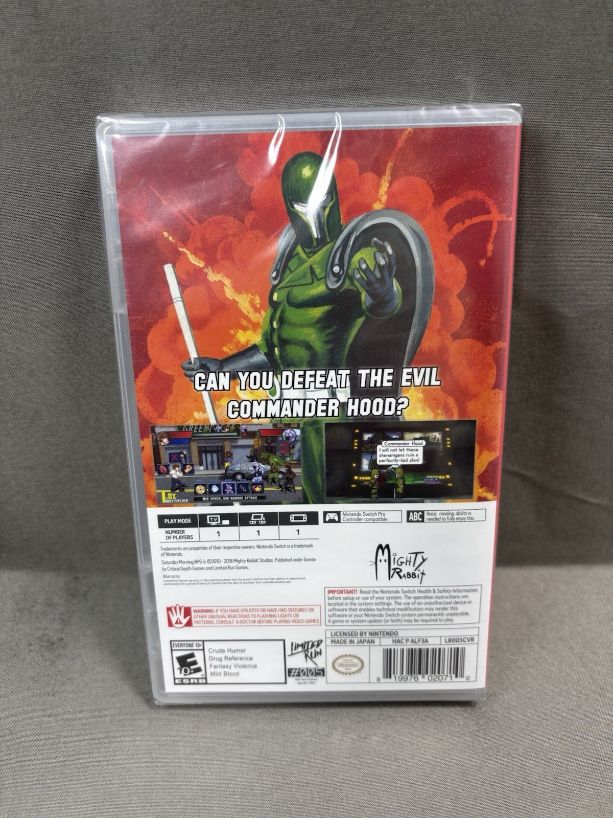NEW! Saturday Morning RPG – Limited Run #005 – Nintendo Switch – Sealed!
