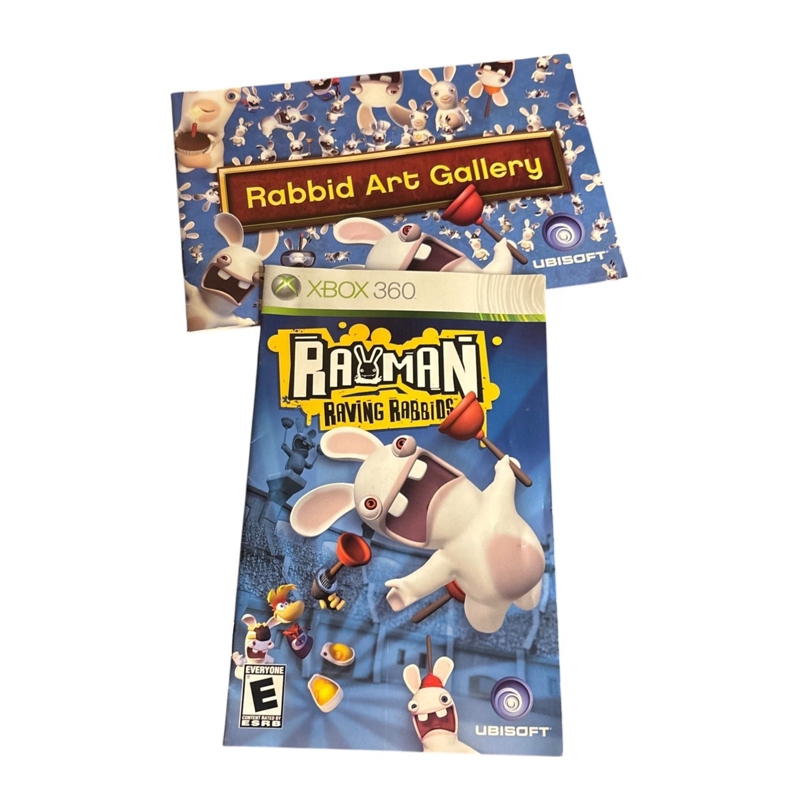 Rayman Raving Rabbids – Xbox 360 With Instructions In Blockbuster Video Case