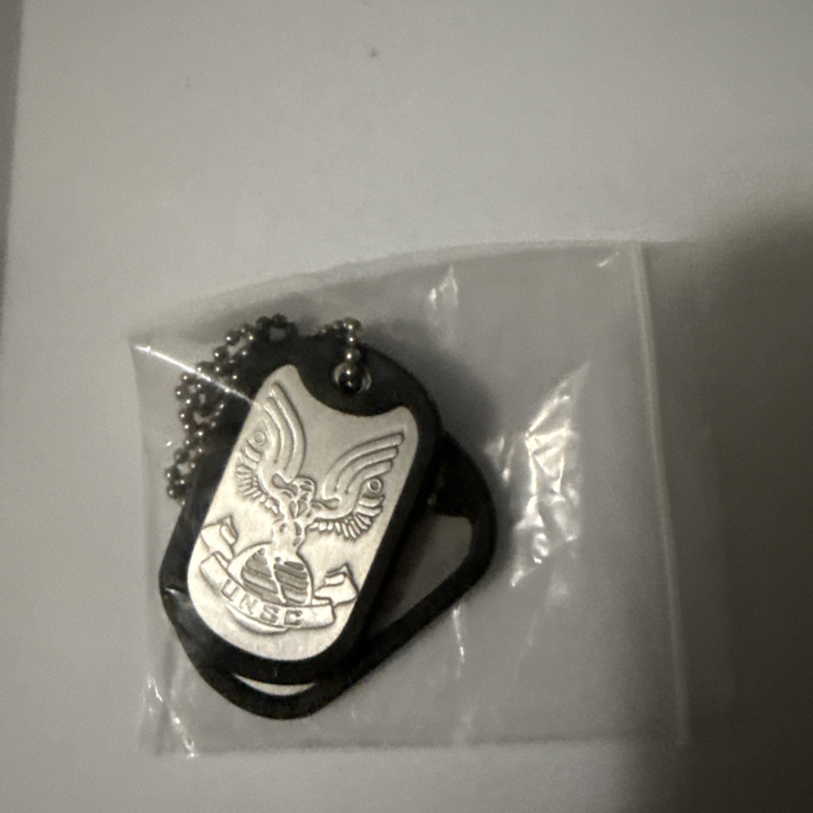 HALO 3 Reach Game Dog Tag Master Chief 2010 Microsoft Bungie UNSC XBOX RARE OB