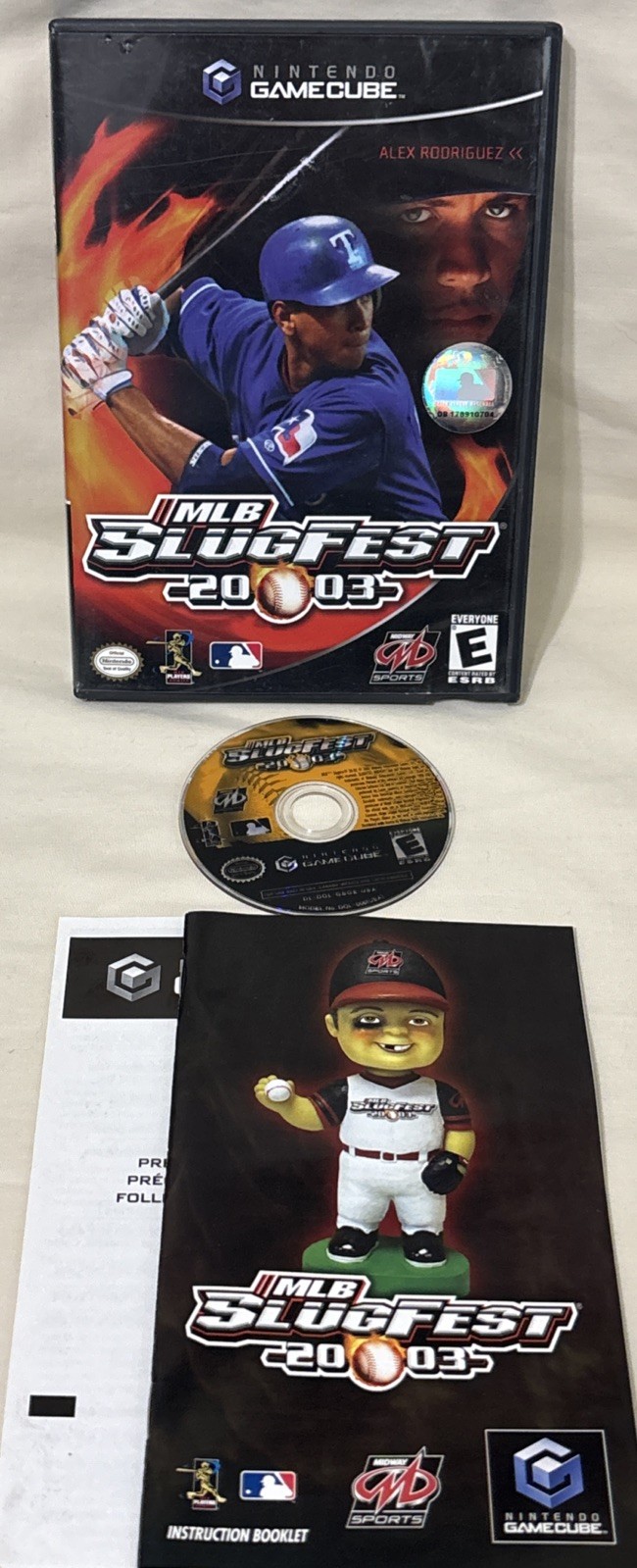 MLB Slugfest 2003 – Nintendo Gamecube CIB – Alex Rodriguez Cover