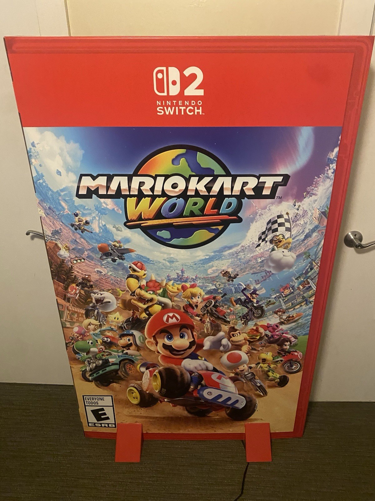 Mario Kart World 5FT :Display/Nintendo Switch 2 Promo:GAME STOP⭐️(READ) ⭐️37×60