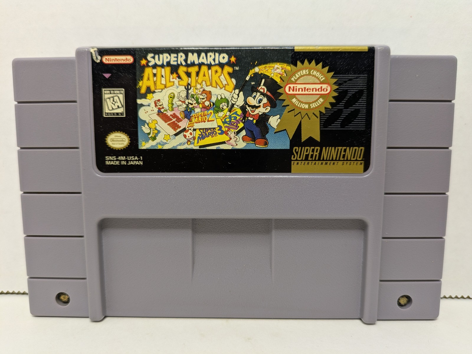 Super Mario All-Stars (Super Nintendo, SNES, 1993) Authentic Tested Working