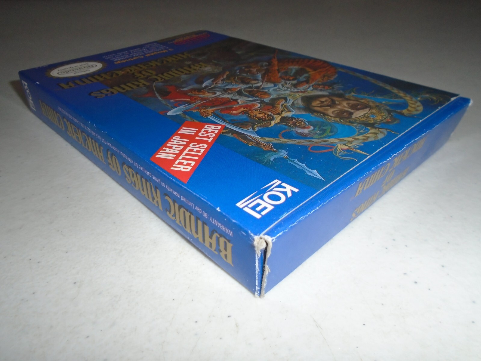 Bandit Kings of Ancient China BOX ONLY, foam & sleeve, NO GAME ☆☆ Nintendo NES