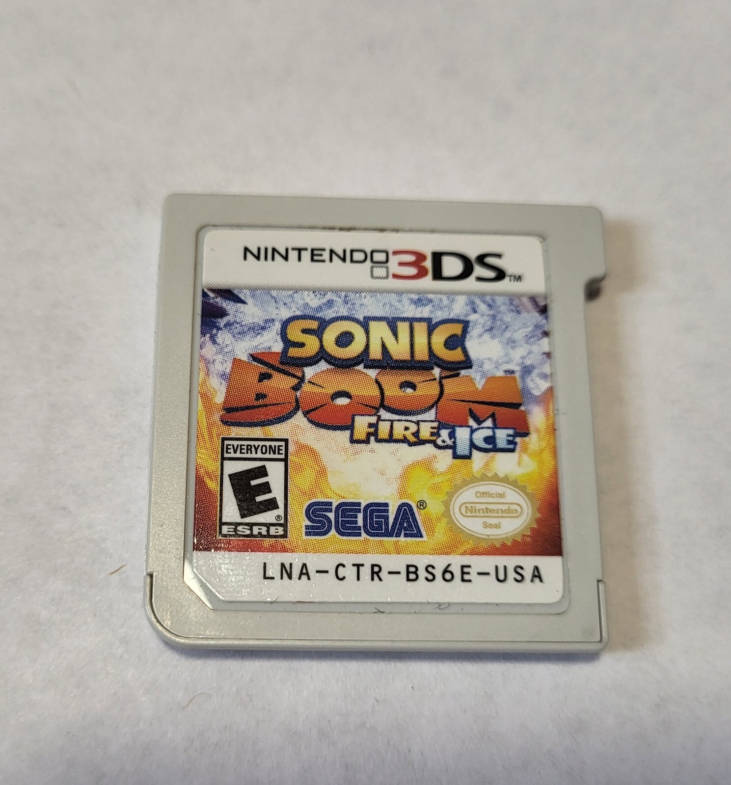 SONIC BOOM: FIRE & ICE – Nintendo 3DS – Game Cart Only TESTED