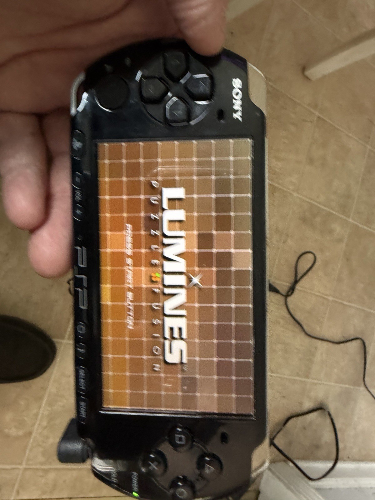 Sony PSP-3001 Handheld Console W/ Charger – NO BATTERY! TESTED with 8 Games