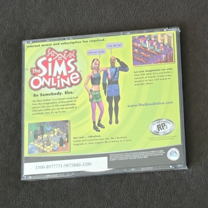 EA Games The Sims Online PC Online Play Sims Series Simulation RP Jewel Case