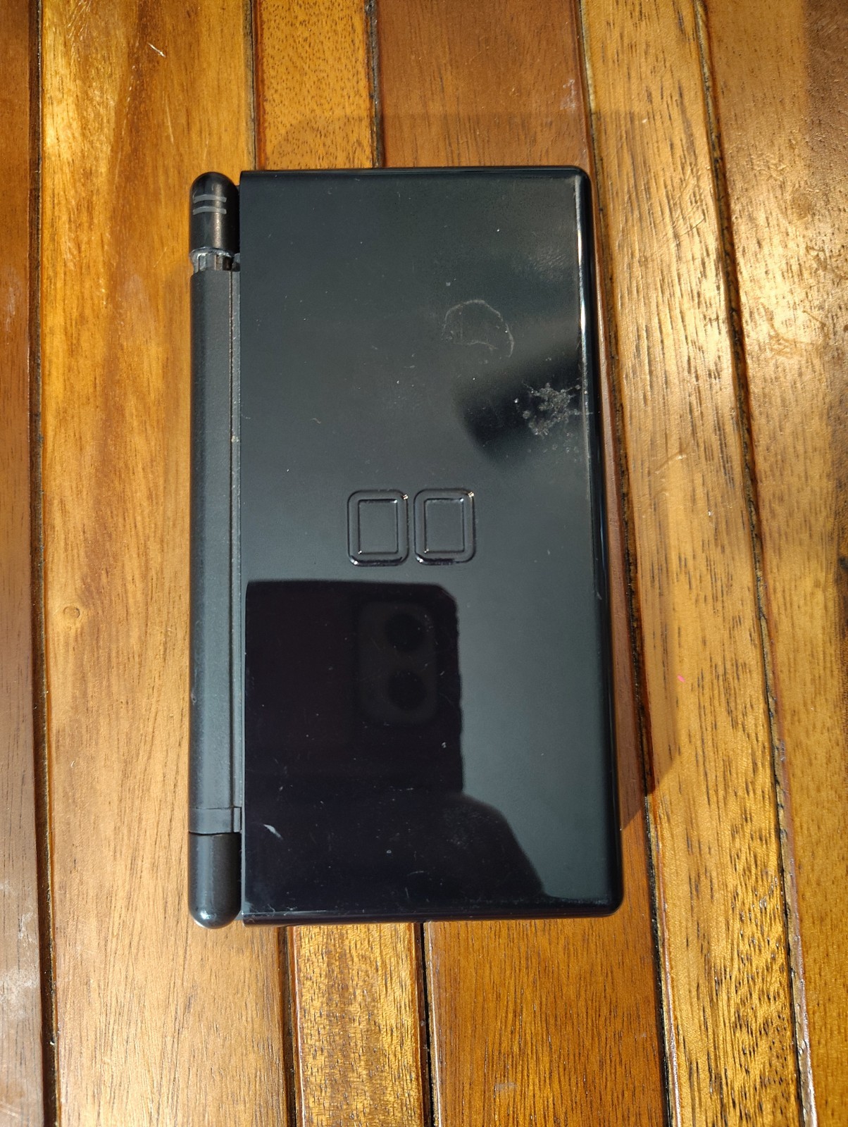 Nintendo DS Lite – Onyx Black Loose Hinge No Charger Tested & Works