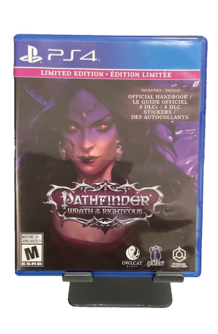 Pathfinder Wrath Of The Righteous – Limited Edition CIB Stickers Included RARE
