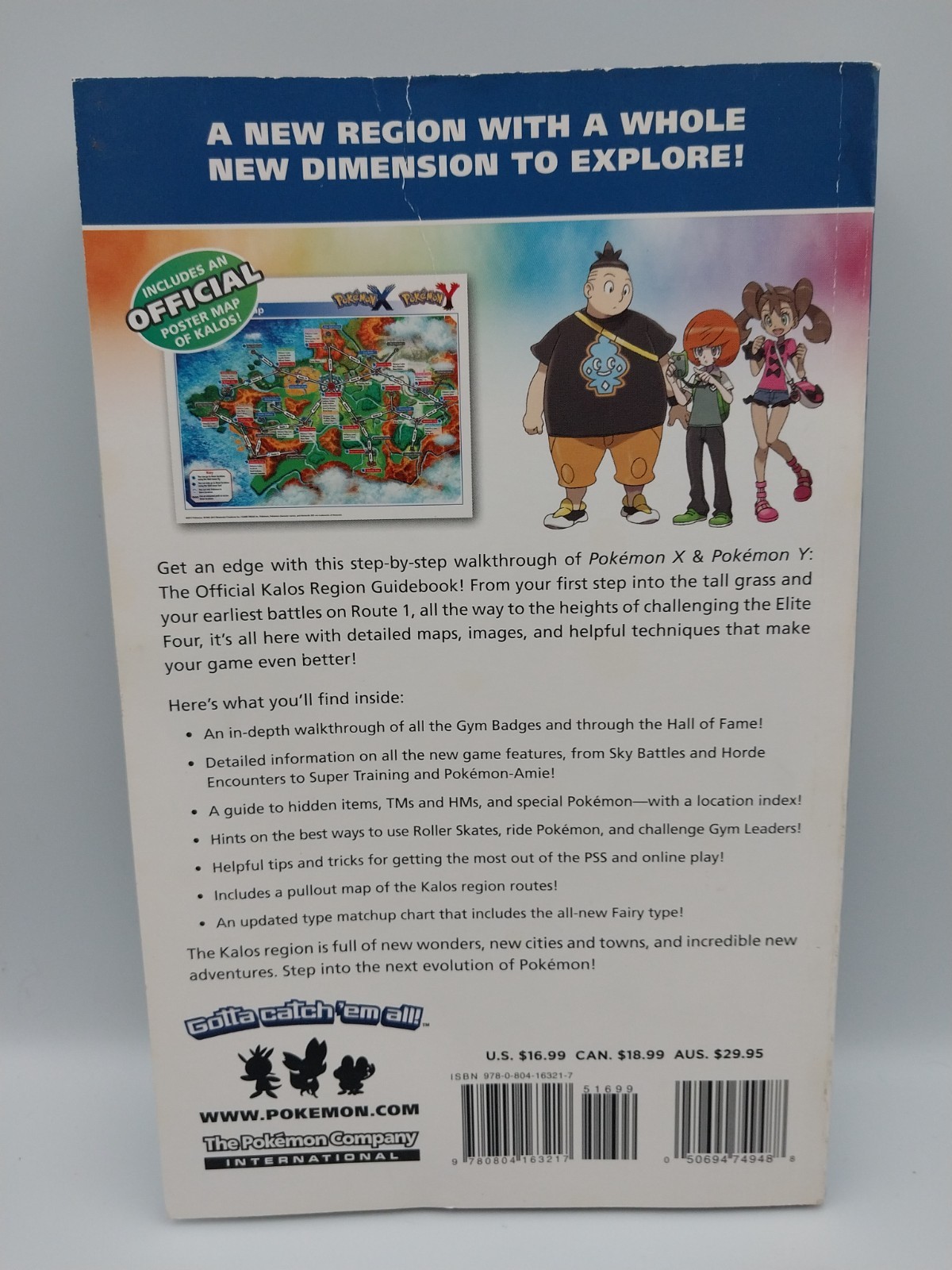 Pokémon X & Pokémon Y: The Official Kalos Region Guidebook (2013) Strategy Guide