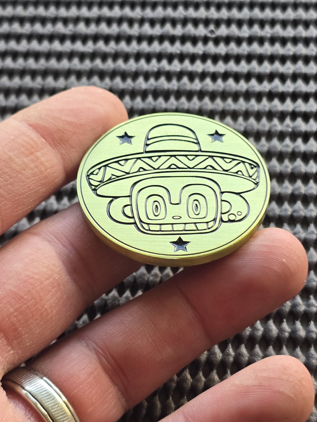 Samba De Amigo Sega Shop UK Coin Medal Exclusive Rare Promo GENESIS SATURN CD 32